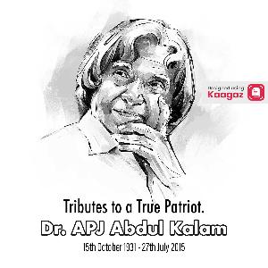 Dr Abdul Kalam Punyatithi Posters Images